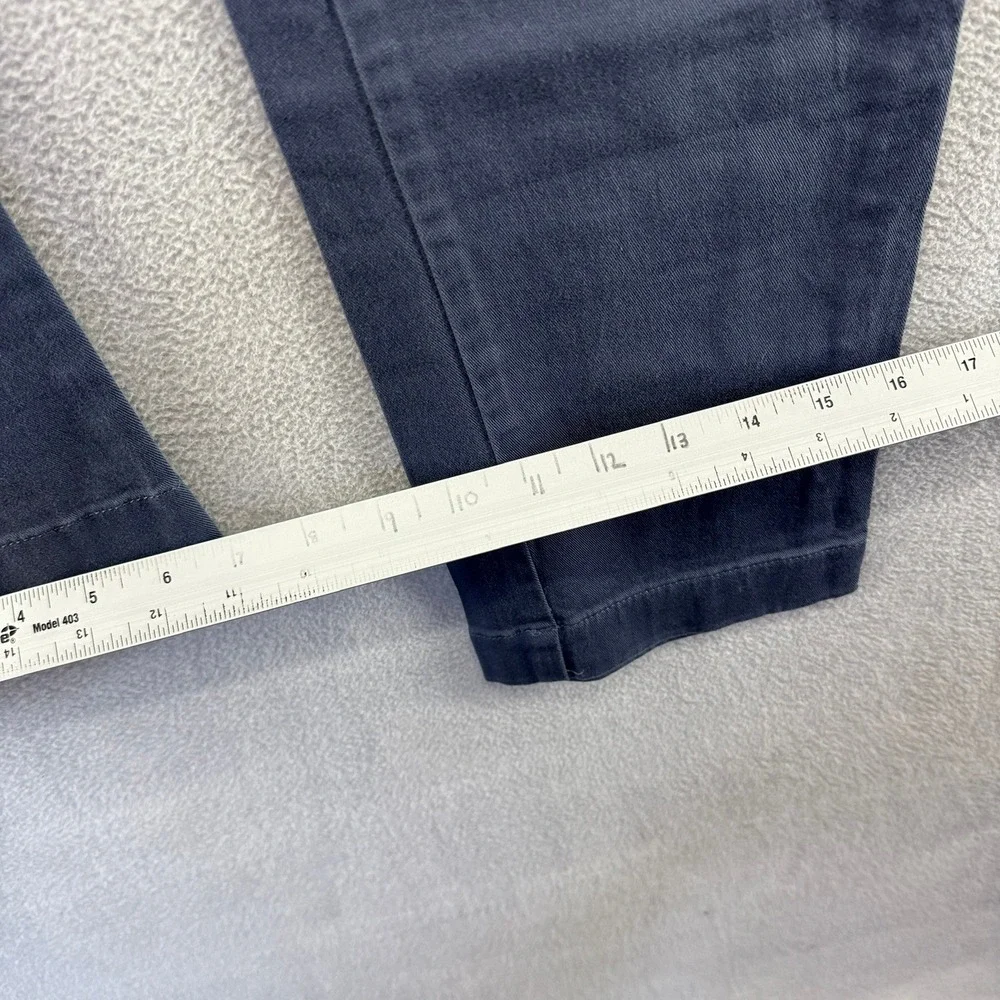 J.Crew Pants Mens 31x30 Blue Chino Flex Slim Fit Casual Cotton Blend H3167 Golf